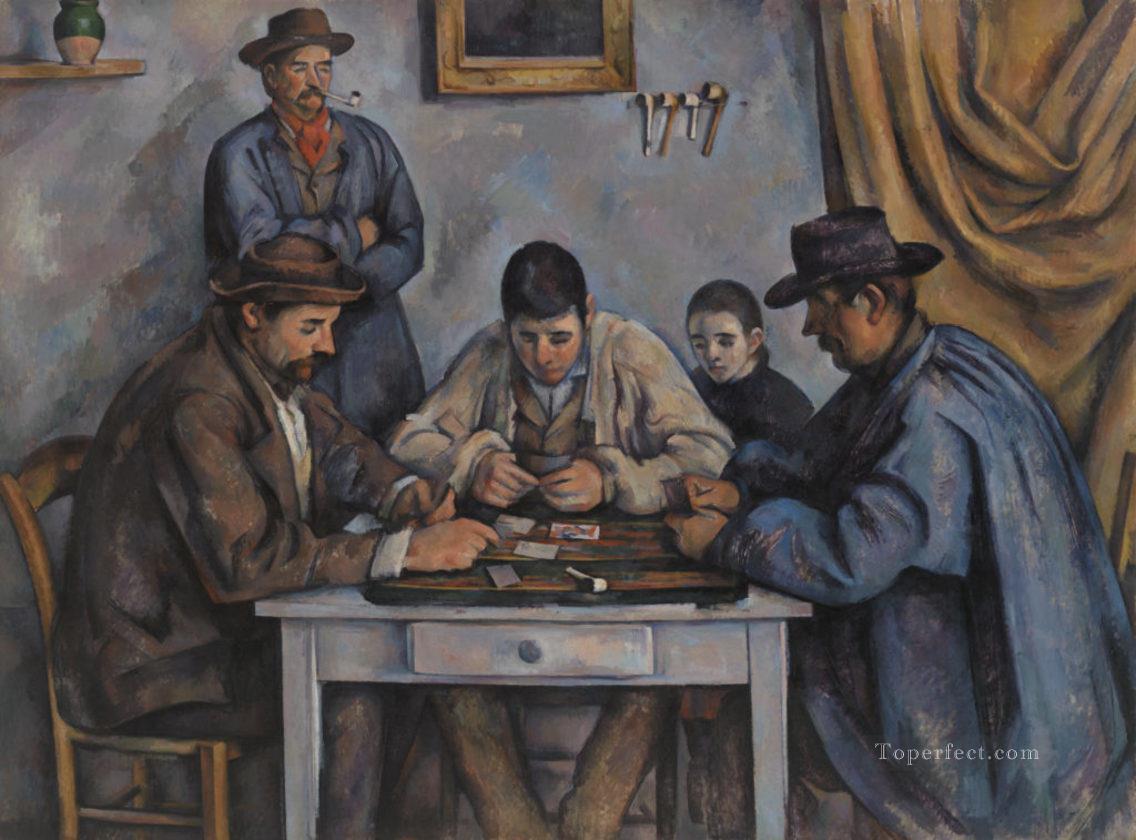 The Card Players 1892 Paul Cezanne Oil Paintings